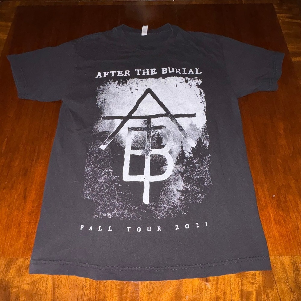 After The Burial Fall Tour 2021 Metalcore Band Tee Medium